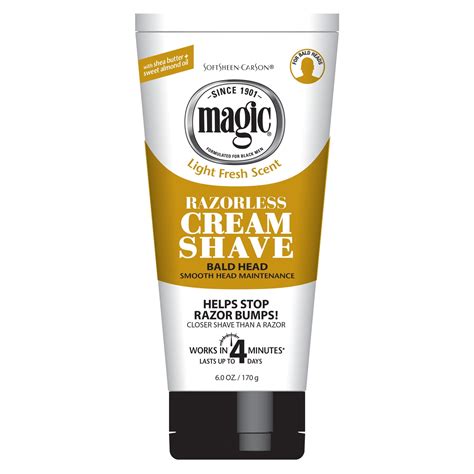 Black maigc shaving cream